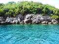 Greek rocky coasline, Ionian sea, Greece