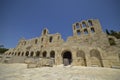 Greek ruins of Ancient Agora on the Acropolis in Athens, Greece Royalty Free Stock Photo