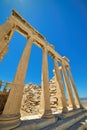 Greek ruins of Parthenon on the Acropolis in Athens, Greece Royalty Free Stock Photo