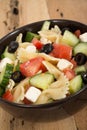 Greek salad bowl Royalty Free Stock Photo