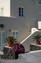 Greek Santorini Island scene