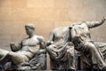 Greek sculptures in the History Museum of London Royalty Free Stock Photo