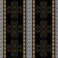 Greek seamless pattern with Baroque ornaments.