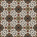 Greek seamless pattern. Colorful patterned geometric vector background. Ethnic style geometry repeat backdrop