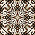 Greek seamless pattern. Colorful patterned geometric vector background. Ethnic style geometry repeat backdrop