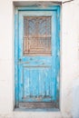 Greek shabby door