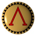 Greek shield - sparta