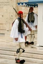 Greek Soldiers at the tomb of the Unknown Soldie