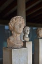 Greek statues in museum of Acropolis in Athens, Greece