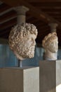 Greek statues in museum of Acropolis in Athens, Greece Royalty Free Stock Photo