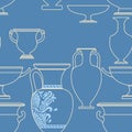 Greek style seamless national pattern