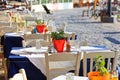 Greek tavern concept Royalty Free Stock Photo