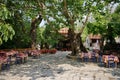 Greek traditional tavern - Thassos Island, Greece