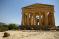Greek temple, at Agrigento, Sicily Royalty Free Stock Photo