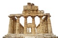 Greek Temple of Athena in Paestum, Italy Royalty Free Stock Photo