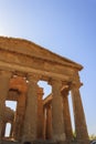 Greek Temple of Concordia in Agrigento - Sicily, Italy Royalty Free Stock Photo
