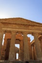 Greek Temple of Concordia in Agrigento - Sicily, Italy Royalty Free Stock Photo