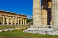 Greek Temple of Hera-II. Paestum, Italy Royalty Free Stock Photo