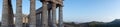 The greek temple of Segesta in Sicily Royalty Free Stock Photo