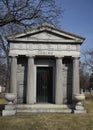 A Greek Temple Style Mausoleum Royalty Free Stock Photo
