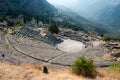 Greek Theatre in Delphi Royalty Free Stock Photo