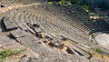 Greek Theatre in Delphi Royalty Free Stock Photo