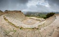 Greek Theatre of Segesta, historical landmark in Sicily, Italy