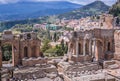 Greek theatre in Taormina city