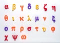 Greek toy alphabet