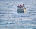 Greek traditional `Kaiki` fishing boat Royalty Free Stock Photo