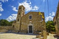 Greek traditional Orthodox Church Taxiarchis Located at Oitylo village in Mani. Laconia - Greece Royalty Free Stock Photo