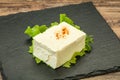 Greek traditional soft feta cheese Royalty Free Stock Photo