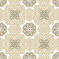Greek traditional tribal ethnic style seamless pattern. Modern beautiful vector background. Repeat ornamental backdrop. Ornate Royalty Free Stock Photo