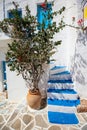 Greek traditional village on Milos island Royalty Free Stock Photo