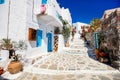 Greek traditional village on Milos island Royalty Free Stock Photo