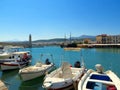 Greek Venice - the city of Rethymnon Royalty Free Stock Photo