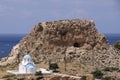 Greek white chapel