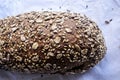 Greek Whole-wheat brown loaf Royalty Free Stock Photo