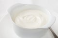 Greek Yoghurt in a Bowl Royalty Free Stock Photo