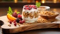 Greek yogurt parfait