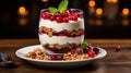 Greek yogurt parfait