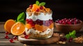 Greek yogurt parfait