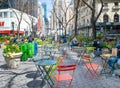 Greeley Square Park in New York City Royalty Free Stock Photo