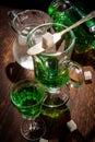 Green Absinthe Sugar Cube