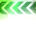 Green Abstract Arrows Background Royalty Free Stock Photo