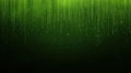 Green abstract background with binary code, a futuristic representation of digital technology and data flow Royalty Free Stock Photo