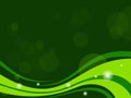 Green abstract background - vector illustration. Royalty Free Stock Photo