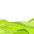 green abstract colorful wave. Template for advertising, presentation. layout for banner. eps 10 Royalty Free Stock Photo