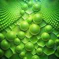 Green abstract 3d background, texture with copy space Royalty Free Stock Photo