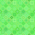 Green abstract diagonal square mosaic pattern background - vector design Royalty Free Stock Photo